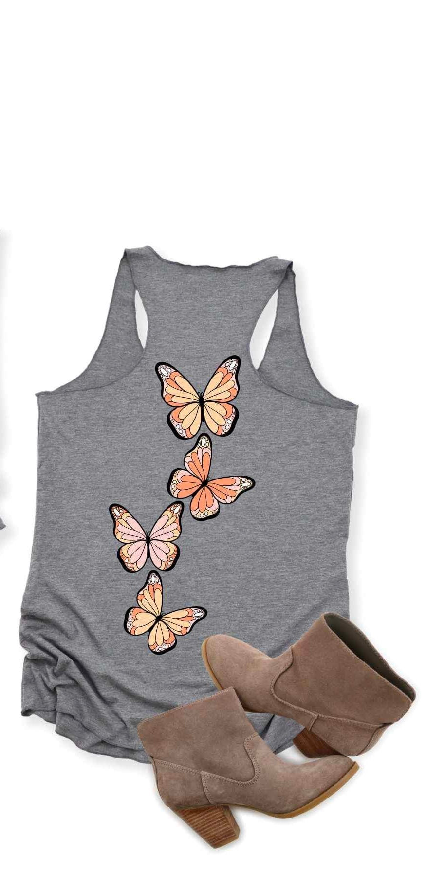 Butterfly spine BACK (CSC) 21410 DTF transfer