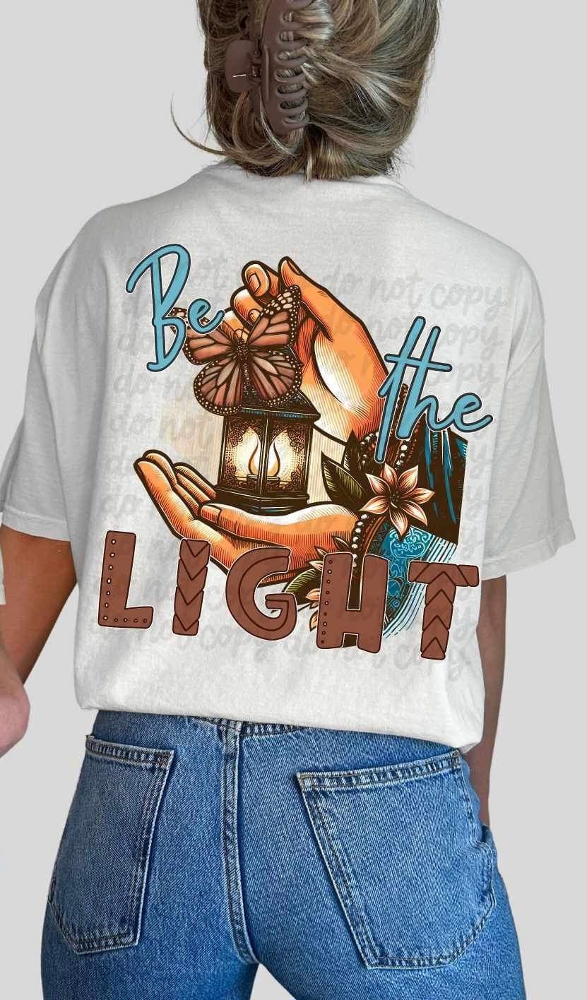 Be the light lantern and butterflies 19466 DTF Transfer