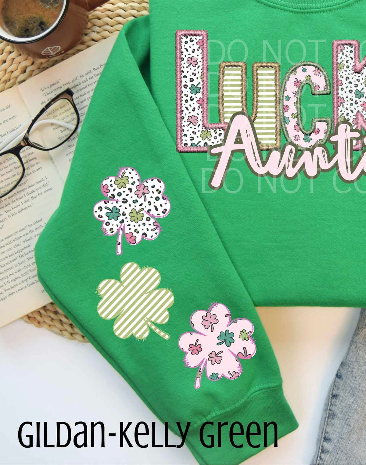 Lucky clover SLEEVE (CSG) 82215 DTF transfer