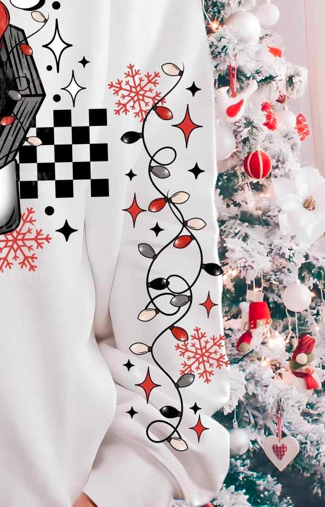 Christmas lights sleeve (CSC) 55601 DTF transfer