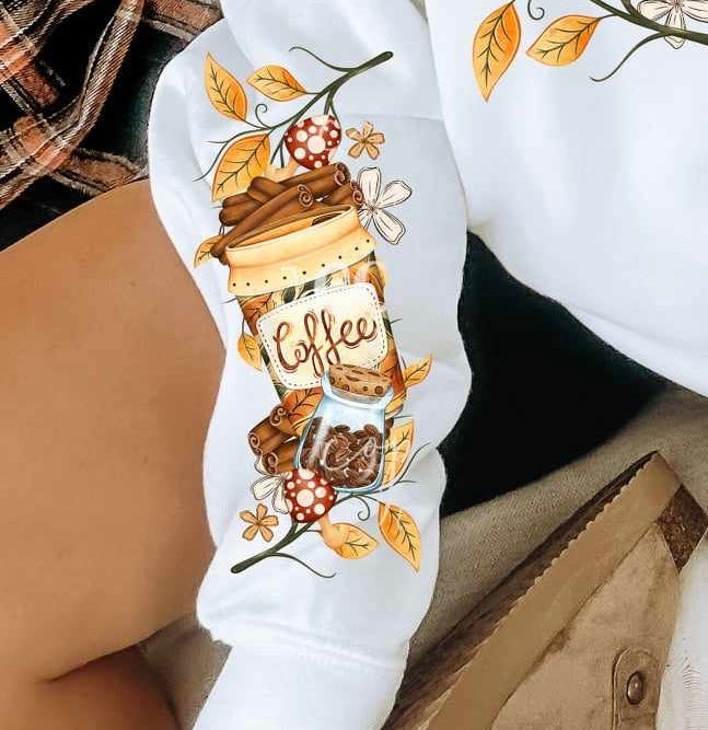 Cozy vibes coffee sleeve (LUMI) 60130 DTF transfer