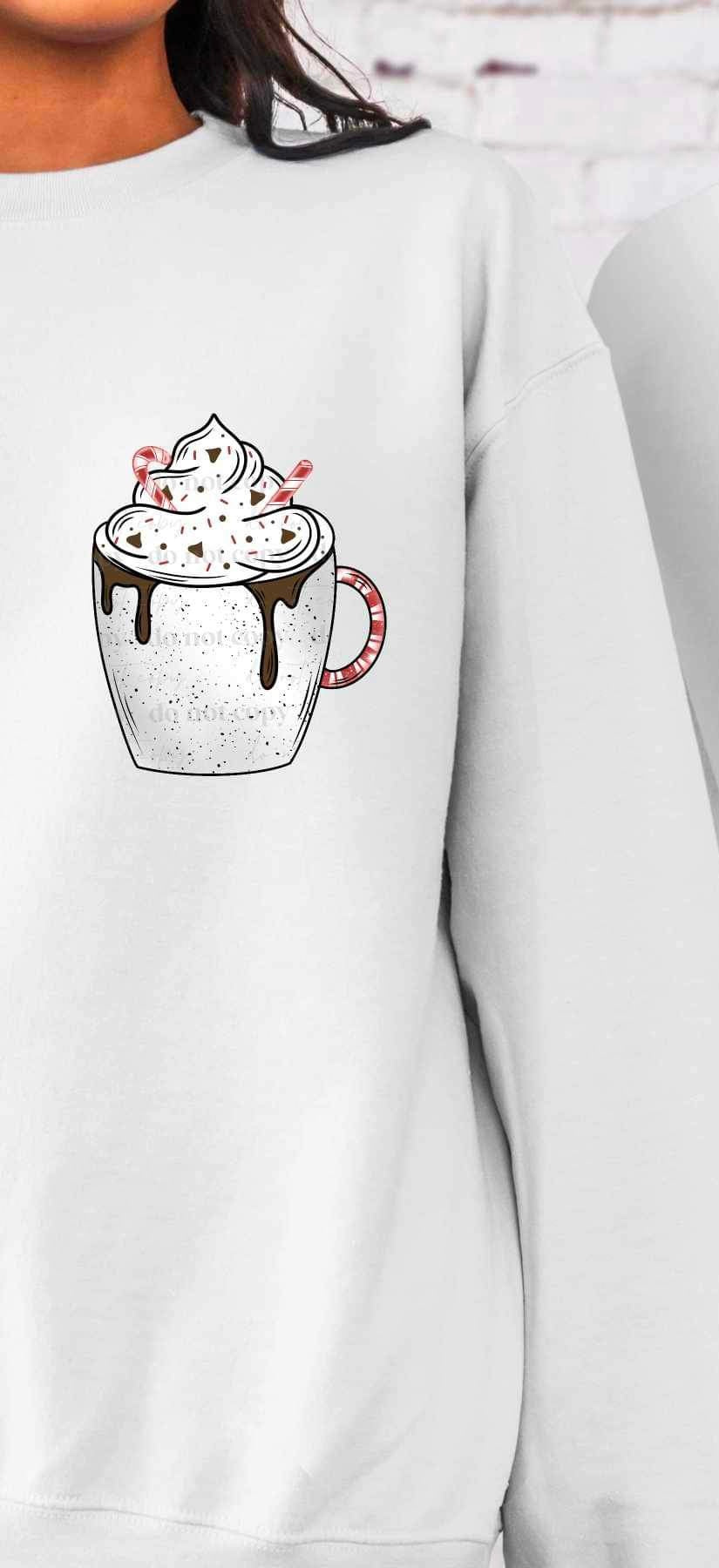 Peppermint mocha mug 17238 DTF TRANSFER