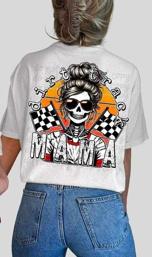 Dirt track mama 25574 DTF transfer