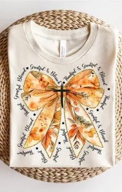 Fall bow 67644 DTF transfer