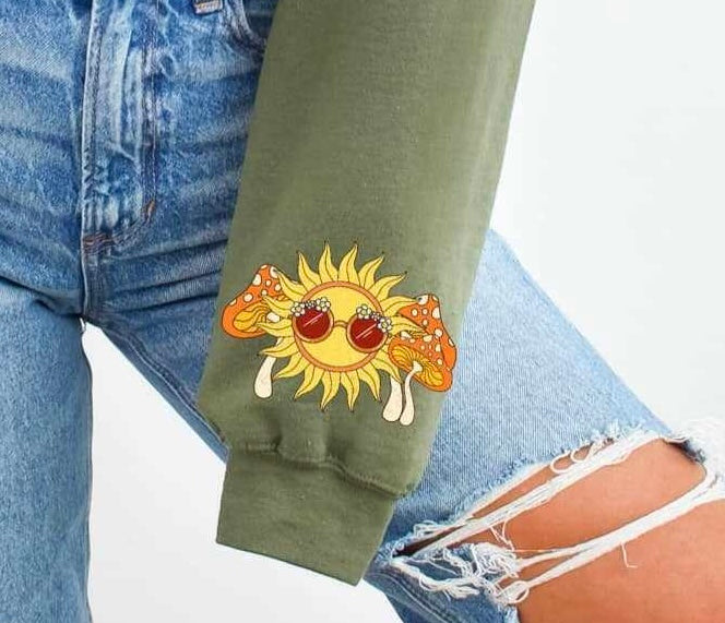 Peace-love Jesus sleeve 75687 DTF transfer