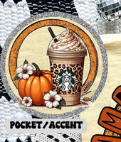 Pumpkin and latte exclusive 37417 DTF transfer