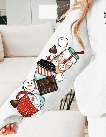Stay Cozy coffee and cocoa (SET OF TWO SLEEVES) (CSC) DTF Transfer