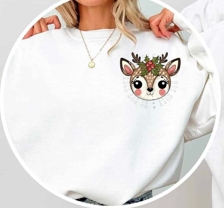 Reindeer exclusive pocket 62370 DTF transfer