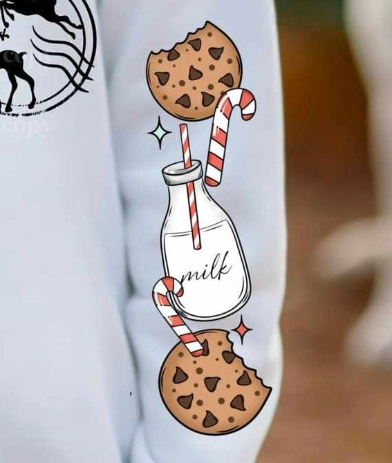 Cookies and milk sleeve (CSC) 62461 DTF transfer
