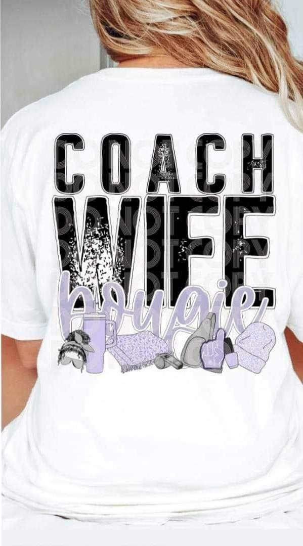 Coach wife boujie 19456 DTF Transfer