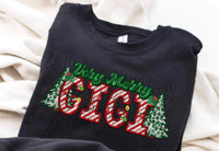 Very merry GIGI Christmas trees DTF Transfer