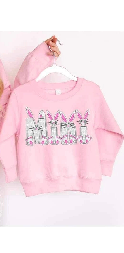 Mini with bunnies 25174 DTF transfer