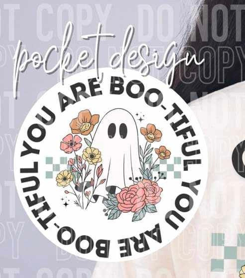You are boo-tiful pocket (SBB) 44996 DTF transfer