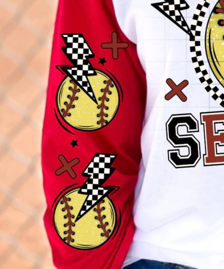 Softball season sleeve (CSC) 87014 DTF transfer