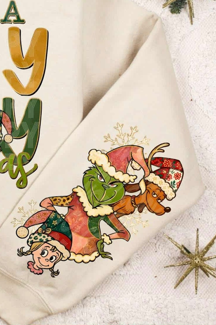 Have a Jolly G-mas SLEEVE (PH) DTF transfer