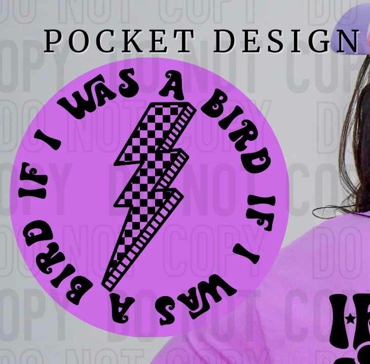 If i was a bird BLACK (SBB) 27826 DTF transfer