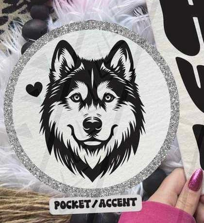 Husky pocket 35718 DTF transfer