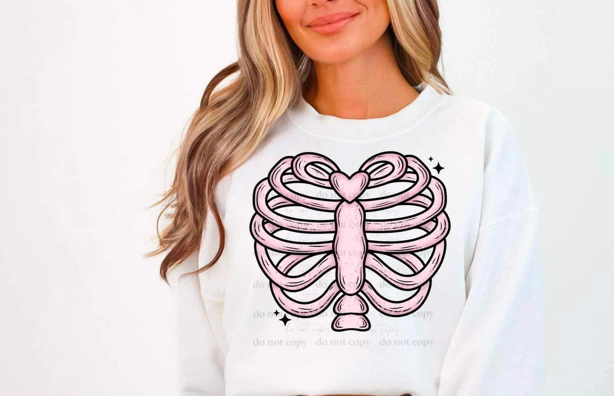 Pink ribs (CSC) 21041 DTF transfer