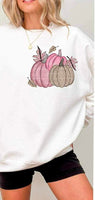 In October we wear pink (frame with pink and brown pumpkins) POCKET 11306 DTF TRANSFER