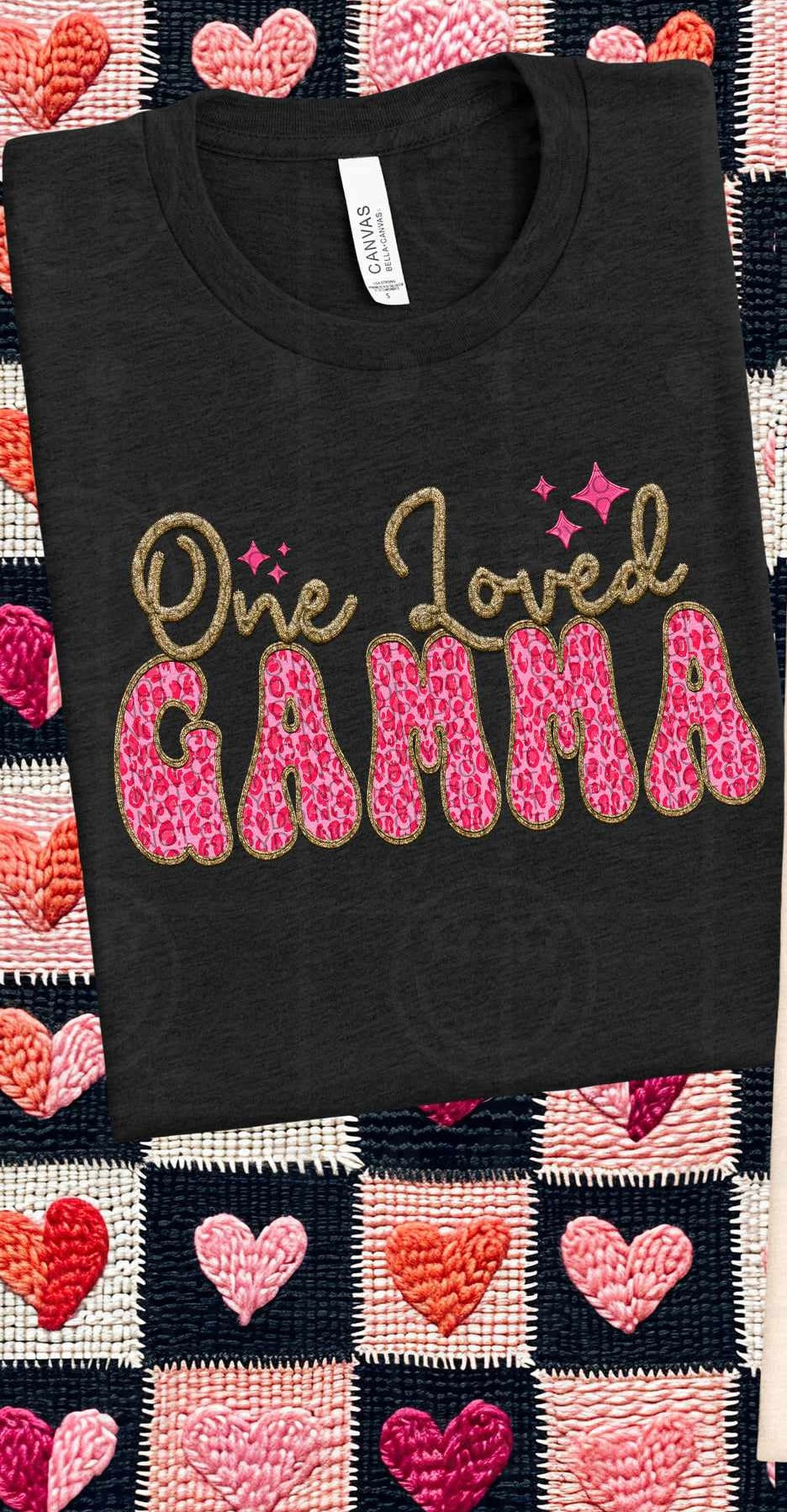 One loved gamma pink leopard (HW) 75826 DTF transfer