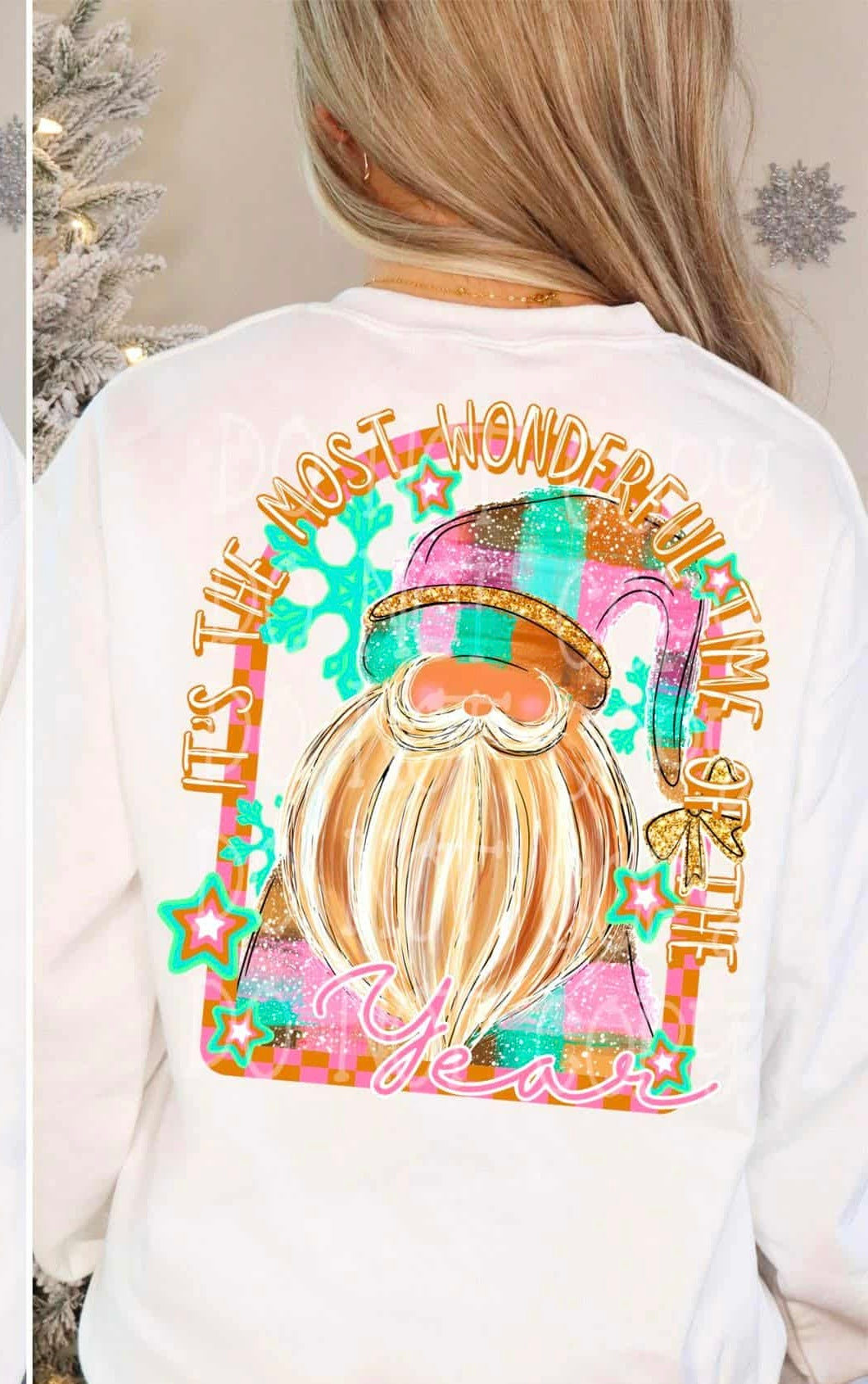 It’s the most Wonderful time of the year Santa (C’s) DTF Transfer