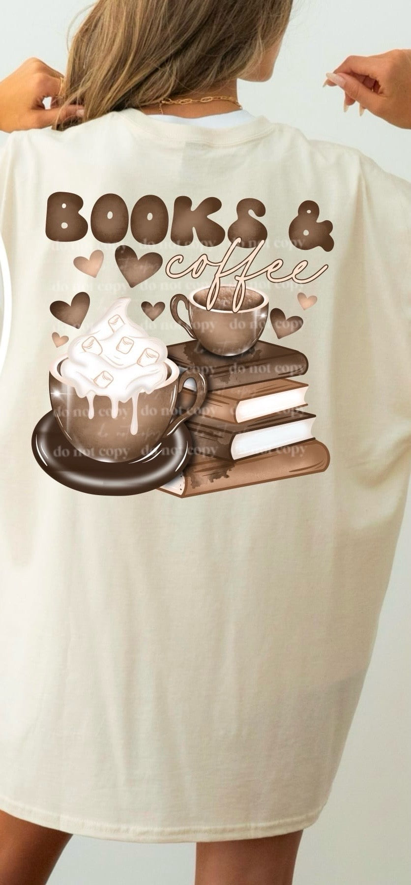 Books & coffee (CSC) 39842 DTF transfer