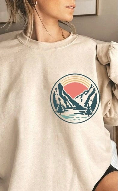 Mountains pocket 37703 DTF transfer