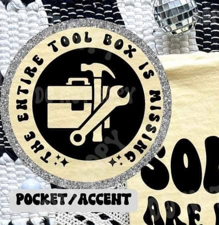 the entire toolbox is missing pocket (HW) 31110 DTF transfer