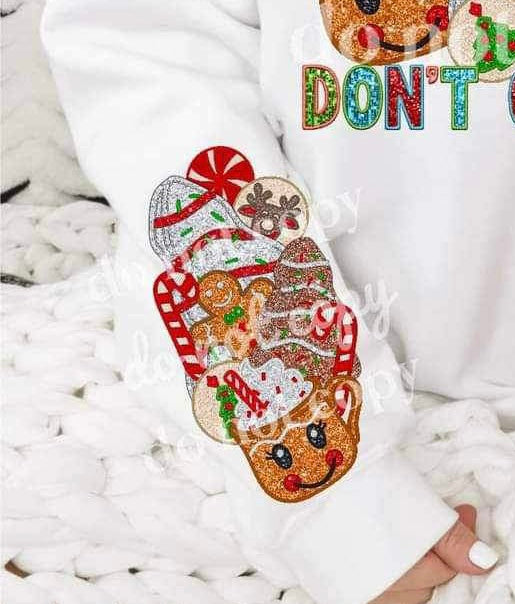 Sequin Christmas sweets SLEEVE 11846 DTF transfer