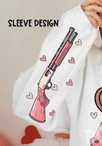 Pink rifle SLEEVE (RTD) 19132 DTF TRANSFER