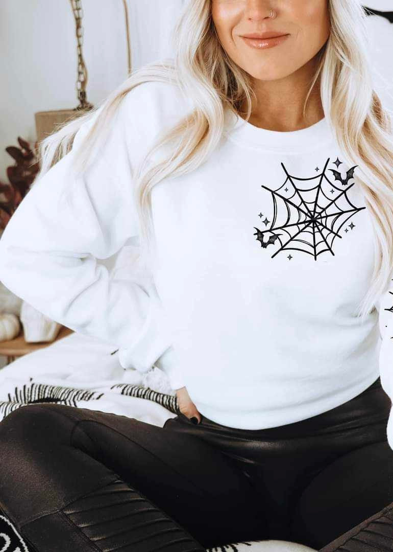 Black cobweb pocket (CSC) 36312 DTF transfer