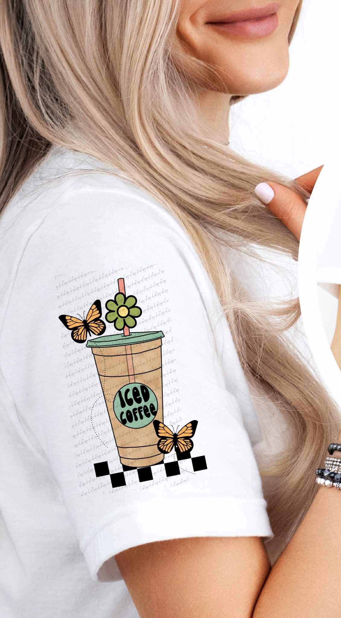 Iced coffee sleeve (CSTAGE) 41810 DTF TRANSFER
