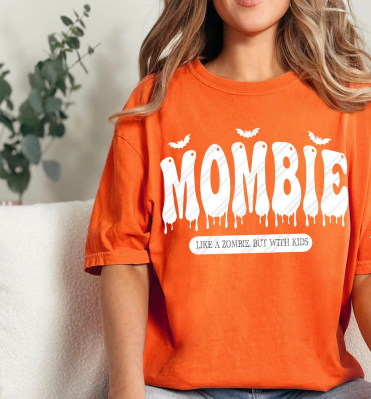 Mombie WHITE (Linda) DTF transfer