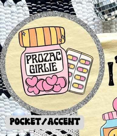 Prozac girlie (LYTTLE) 73794 DTF transfer
