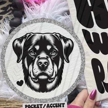 Rottweiler pocket 35721 DTF transfer