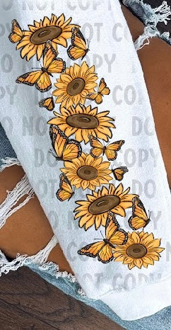 God’s got this with butterflies SLEEVE 11418 DTF TRANSFER