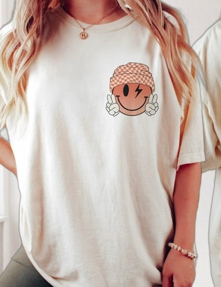 fall happy face 37596 DTF transfer