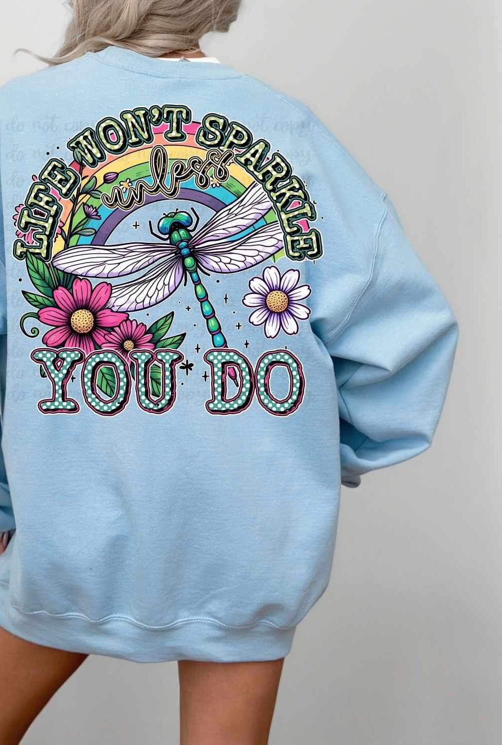 Life wont sparkle unless you do 23592 DTF transfer