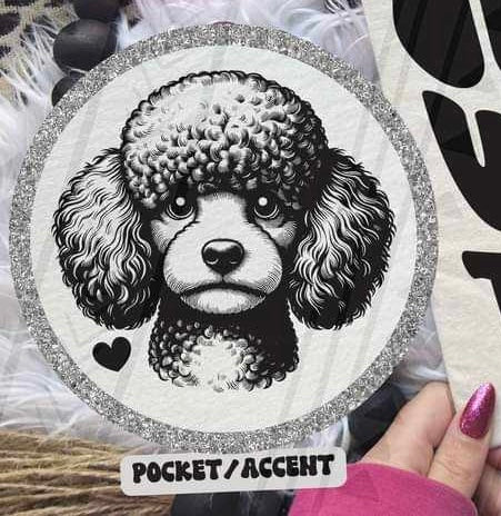 Toy poodle pocket 35991 DTF transfer