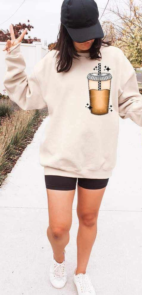 Iced coffee pocket 35811 DTF transfer