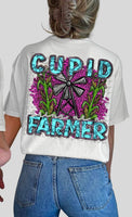 Cupid farmer (windmill, purple leopard background) 17670 DTF TRANSFER