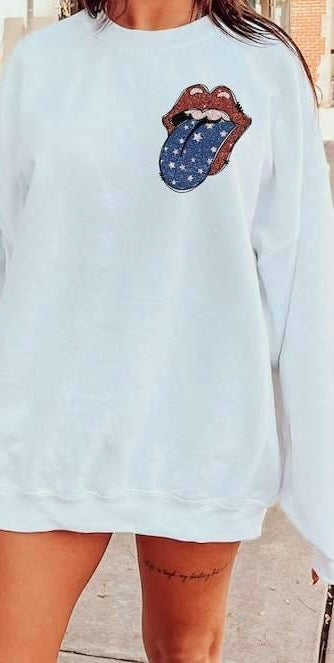 Patriotic mouth 26839 DTF transfer