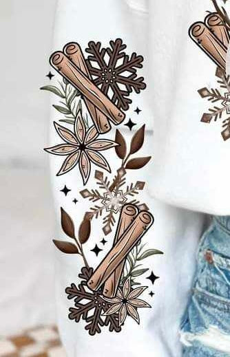 Warm winter wishes sleeve (CSC) 67136 DTF transfer