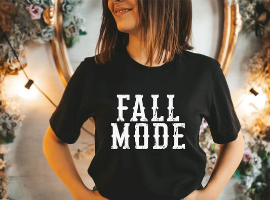 Fall mode grunge WHITE screen print transfer