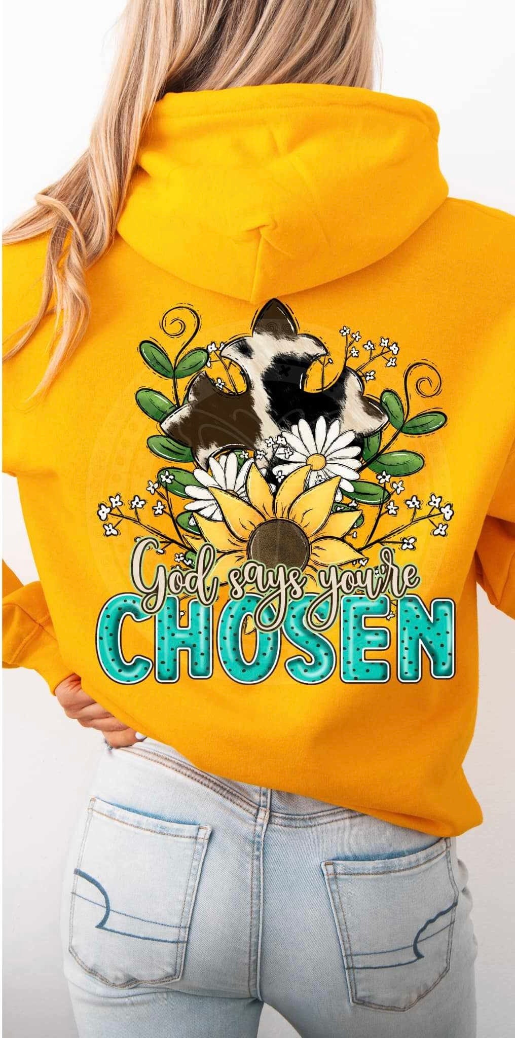 God says you’re chosen 82989 DTF transfer