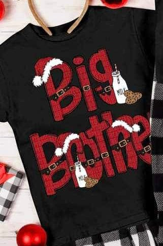 Big brother (santa suit font) 16083 DTF Transfer