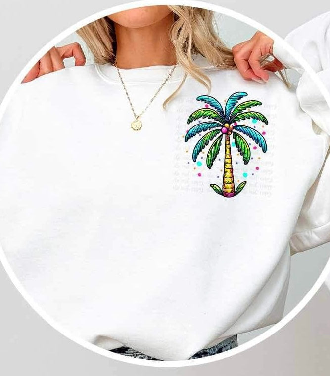 palm tree 25884 DTF transfer