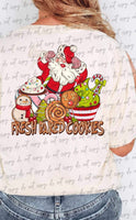 Fresh baked cookies with Santa BACK 9947 DTF TRANSFER