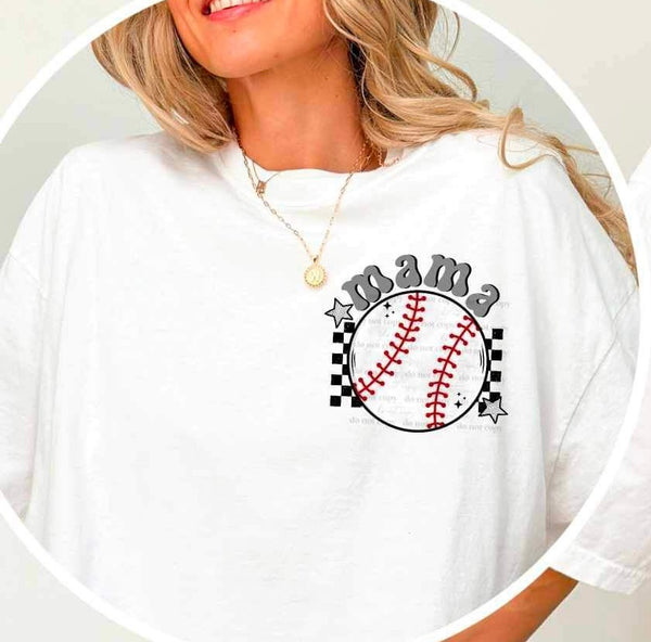 mama with baseball (CSC) 24391 DTF transfer