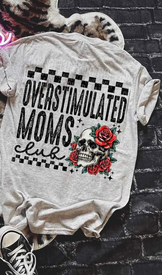 Overstimulated moms club BACK (LYTTLE) 33470 DTF transfer